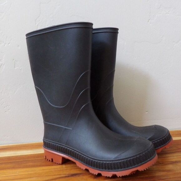 wonder nation Other - Wonder Nation Unisex Black Slip on Chore Rain Boots | 2